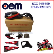 (100% OEM ) COVERSET RXZ 5-SPEED OEM HITAM ENERGY (FULL TANAM)