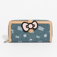 Arnold Palmer-Zipper Long Clip Balloon Bliss Series-Blue Long Wallet