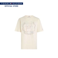 Tommy Hilfiger เสื้อยืด ผู้หญิง รุ่น WW0WW41216 AEF - สีเบธ ทรง Relaxed Fit