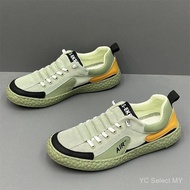 New men's summer mesh breathable sneakers, trendy casual low-top shoes, slip-on Forrest Gump style A