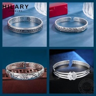 HILARY JEWELRY Women Moissanite Rantai Fashion Bangle Original 925 Silver Perempuan Bracelet Gelang Tangan Diamond M147