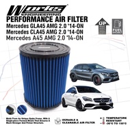 Mercedes Benz CLA45 AMG / A45 AMG / GLA45 AMG 2014-2019 - Works Engineering Drop In Air Filter (WS-O