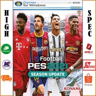 Efootball PES 2021 SEASON UPDATE PC/PES 21+Patch 2022 DVD GAME PC