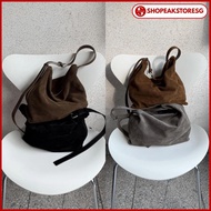 [PREORDER] BUCKS AND LEATHER, LOW BAG SUEDE, POBL90 (KPBL90)