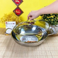 Fivestar 430 stainless steel hot pot pan, 3 bottoms, size 32cm