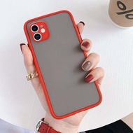 เคสหลังด้านขอบสี 9สี รุ่น iphone6 6s 7/8 6p/6splus 7p/8plus เคสไอโฟ11   #011