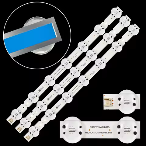 LED BackLight Strip For 43LM6300PSB 43UM7500P 43UM7450PLA 43UM7390PLC SSC_Y19_TRIDENT_43UM73_REV00_1