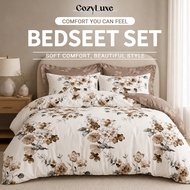 CozyLuxe 980TC 7-in-1 Cotton Bedding Set with Comforter | Soft Cooling Feel | Single Queen King