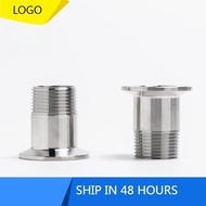 304 DN15 to DN50 Stainless Steel Sanitary Male Threaded Ferrule Pipe Fitting Tri clamp Male Adapter