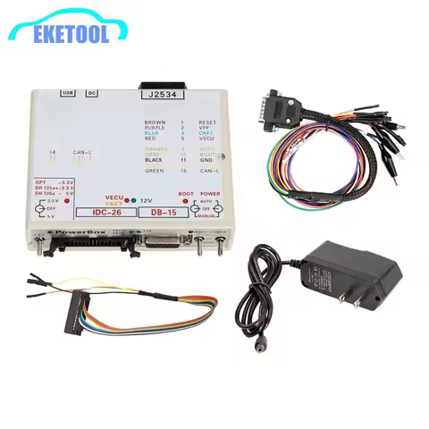 KTM FLASH JTAG Power Box With Full Adapters Support ECU Programmer Openport J2534 Device Box For Hit