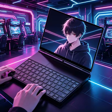 GPD 2026 WIN Max 2 Gaming Laptop - Smooth Responsive Mini PC with 32GB RAM 1TB/2TB SSD AMD 8840U CPU