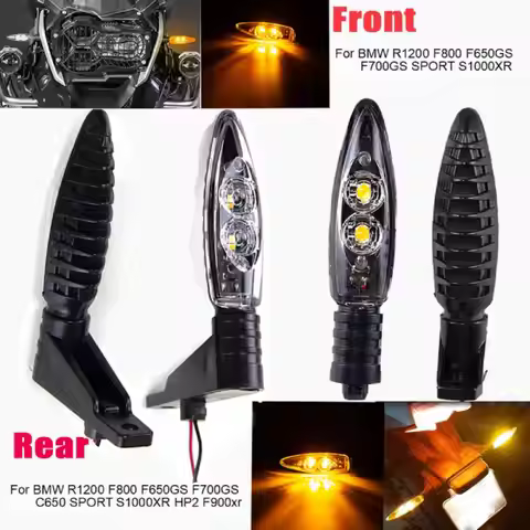 2026 NEW For BMW R1200GS F800GS S1000RR F800R HP2 HP4 G450X F800ST Motorcycle Front Rear LED Turn Si