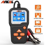 ANCEL BA301 เครื่องทดสอบแบตเตอรี่ดิจิตอล 12V 100-2000 CCA เครื่องวิเคราะห์การทดสอบการหมุนและการชาร์จ