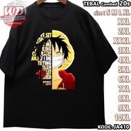MONKEY D LUFFY T-SHIRTS BIG SIZE CODE JA410 JUMBO 2XL 3XL 4XL 5XL 6XL 7XL 8XL 9XL 10XL