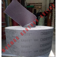 4" inch sandpaper, meter roll, grit grid 60 to 320, Rigid Fabric, Wood, Metal