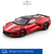 Corvette C8 Diecast Scale 1/22 1:22 Die-Cast Model Toys Toy Car Collection Vehicle Toy Car For Kids