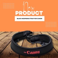 Black Neoprene Neck/Shoulder Strap For Canon DSLR Camera (Ready Stock In Malaysia)