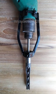 Adaptor dan adaptor plat adp braket dengan mata bor pahat bobok kayu mortiser 10 mm