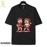 KAUNIX ADULT T-shirt (KHM059) August 2025 Indonesian Independence Day T-shirt Indonesian Independenc