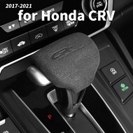 กระปุกเกียร์ที่ครอบคันโยกเกียร์รถยนต์สติกเกอร์ฝาครอบ Gear Head สำหรับฮอนด้า CRV CR-V 5Th 2017 2018 2019 2020อุปกรณ์เสริม2021
