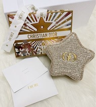 ⭐️Dior Beauty ⭐️ (可選已改裝) 25聖誕限定金色幸運星星化妝包 收納包 改造單肩包 斜挎包