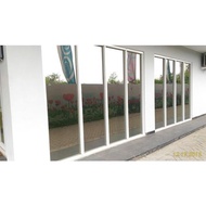 One Way Window Film Sticker / Sticker / Silver / tri1 Mirror