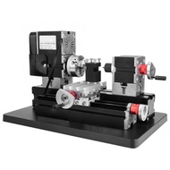 60W Mini Lathe DIY Mini Metal Mini Universal Machine Tool High Power Metal Angle Lathe B