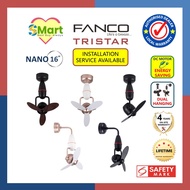 Fanco Tristar NANO 16" Corner Fan with Remote Control