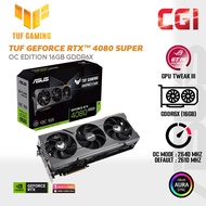 ASUS TUF Gaming GeForce RTX 4080 SUPER 16GB GDDR6X OC Edition with DLSS 3, lower temps, and enhanced