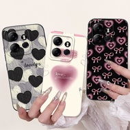 Soft Case For Tecno Spark Go 2023 BF7n Casing Cute Love Heart Cartoon Silicone Shockproof Bumper For