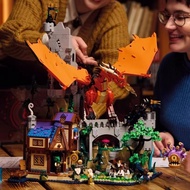 Compatible with Lego Building Blocks Dungeons and Dragons Red Dragons Legendary Educational Assembli