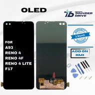 Thunder Drive ORI OLED LCD Skrin Sentuh Serasi Dengan OPO A93 RENO4 RENO4F RENO4LITE F17