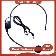 Cable Head-mounted Headset Microphone Flexible Wired Boom Amplifie