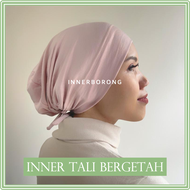 Inner Tudung TALI GETAH Jersey Cotton Gred A - Inner Tudung, Inner Tali, Inner Tie Back, Inner Tali Getah, Inner Sejuk, Snowcap Tie Back, Anak Tudung, Sejuk, Memeri, Stretchable, Senang Dibentuk, Borong