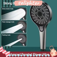 SOLIGHTER Shower Head, 3 Modes Adjustable High Pressure Water-saving Sprinkler, Fashion Water-saving Handheld Multi-function Shower Sprinkler