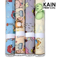 KATUN Printing Cotton Fabric CVC Cotton Fabric Print Motif Series Kids D.6106 D.6105 D.6107 D.6073 D