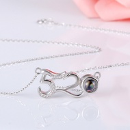 [Store Recommendation] Projection 100 Languages 520 Necklace Same Style Chinese Valentine's Day Roma