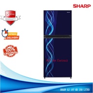 SHARP Kulkas 2 Pintu 200 Liter SJ 197 ND VP/VB Kirey 3 Tanpa Bunga Es Low Watt