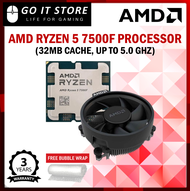 AMD Ryzen 5 7500F (Bulk Pack) AM5 Processor (6 Core, 12 Thread)