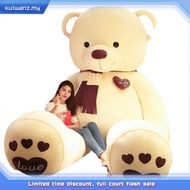 Giant Teddy Bear 160cm / 1.6 Meter Big Teddy Bear Besar Teddy Bear Murah Stuffed Toys Plush Toys Bir