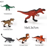 KCY ของเล่นไดโนเสาร์ขนาดเล็ก22แบบสำหรับเด็ก Jurassic Tyrannosaurus Indominus Rex Triceratops brontos