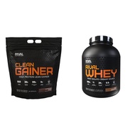 Rivalus Clean Gainer - Chocolate Fudge 10 Pound - Delicious Lean Mass Gainer & Rival Whey - Rich Cho
