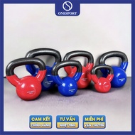Kingbox rubber-coated cast iron kettlebell 8kg - 10kg - 12kg - One Sport
