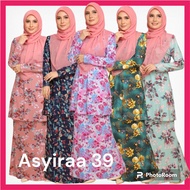 Kurung Ironless Readystock Asyiraa 39(2)/ Kurung Ironless Nursing Friendly / Kurung Ironless Murah