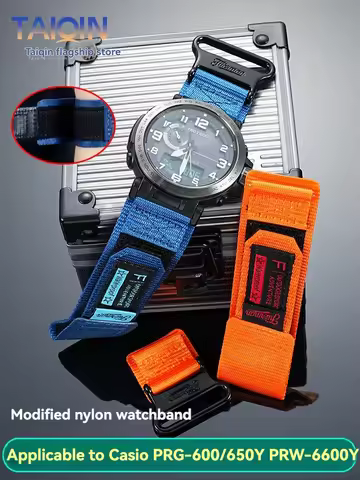 For Casio G-SHOCK 5497 PRG-600/650YPRW-6600 nylon strap GA-2000/GA-2200 GA2300 modified fabric Watch