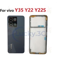 Back cover housing Middle frame for vivo Y35 Y22 Y22S V2026 V2027