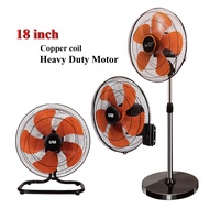 UM 18 Commercial Stand fan floor fan wall fan heavy duty motor Industrial Kipas berdiri kipas lantai