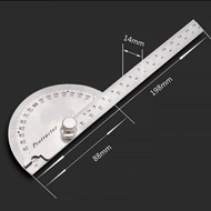 Protractor ruler combi protractor multifunction carpenter ruler bow iron ruler
