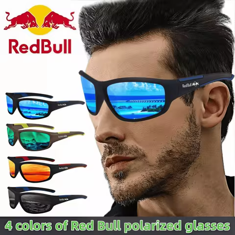 2025 New 4 Colors Red Bull Polarized Eyes Men and Women Outdoor Hunting Fishing Driving Bicycle Sung