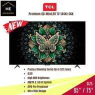 TCL 65" / 75"  Premium QD-Mini LED 144Hz 4K UHD HDR10+ Dolby Vision Ultra Slim Google TV / 65C6K / 7